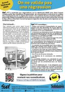 Télétravail - On ne valide pas une régression !