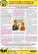 Le prix des options de la mutuelle des salarié·es de La Poste va s'envoler !!! 