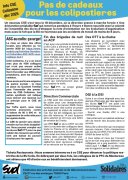 Pas de cadeaux pour les colipostier·es