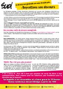 La directrice générale ne nous écoute pas : Boycottons son discours ! 