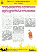 Les jolies colonies de vacances sont finies !