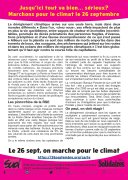 Jusqu'ici tout va bien... sérieux ? Marchons pour le climat le 26 septembre