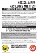 NOS SALAIRES, PAS LEURS MIETTES !