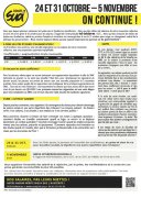 P2ST - 31 OCTOBRE – 5 NOVEMBRE On continue !
