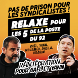 Le 12 juin 2025 : obtenons la relaxe pour les postier·es du 92
