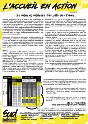 Les hôtes et hôtesses d'accueil sacrifié·es...