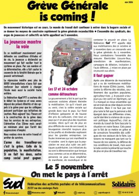 Grève Générale is coming !
