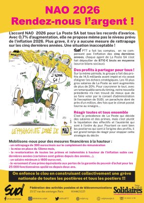 NAO 2026 - Rendez-nous l'argent !