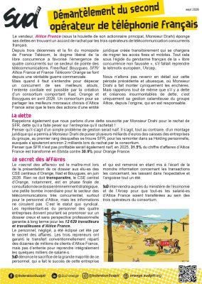 Démantèlement du second opérateur de téléphonie français