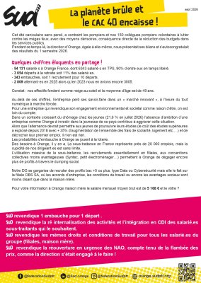 La planète brûle et le CAC 40 encaisse ! 