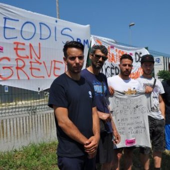Les Geodis en grève depuis une semaine pour faire respecter la loi 