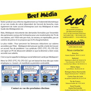 Bref media Novembre 2018