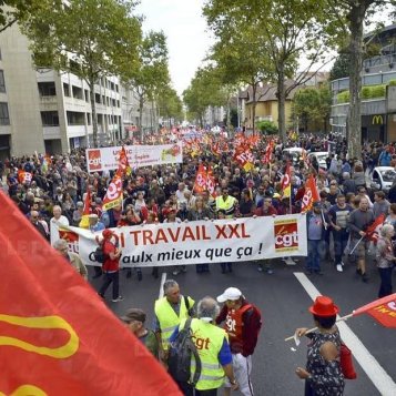 Manifestation très tendue