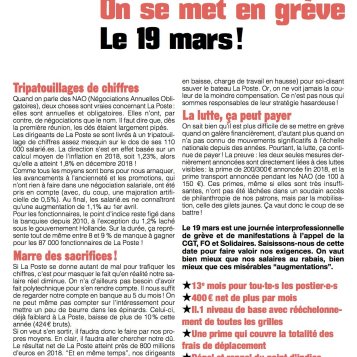 Pour nos salaires - Contre la vie chère 