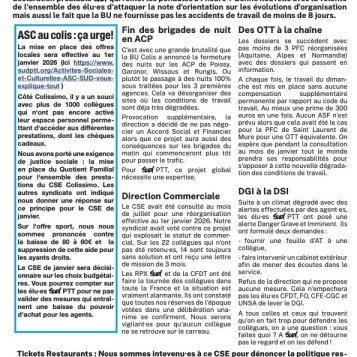 Pas de cadeaux pour les colipostier·es