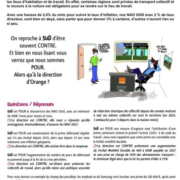 Orange - Des questions claires, une direction qui botte en touche. 