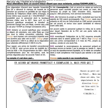 Filialisation du réseau des agences distribution (AD)