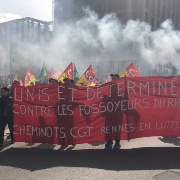 Rennes. Les cheminots de la SNCF soutiennent les postiers