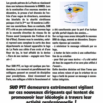 Un logo ni orienté ni prosélyte selon le nouveau DRH ?!