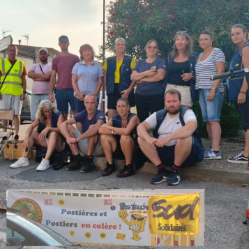 Les postiers du Biterrois en grève : le centre courrier de Capestang se mobilise face au manque de personnel
