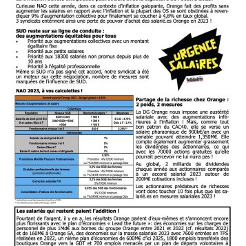 SUD ne signe pas la NAO !