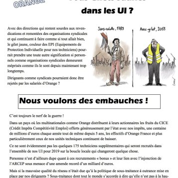 Dans les UI : nous voulons des embauches 