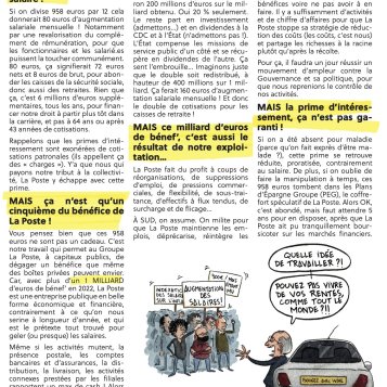 958 euros de prime d'intéressement, c'est bien, MAIS…