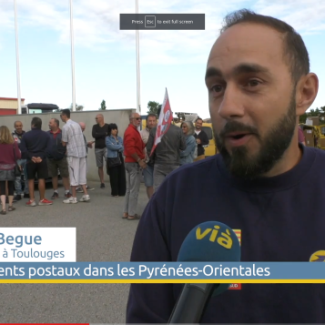 La poste : Les agents courrier en grève dans les Pyrénées-Orientales