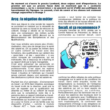 Conditions de travail et stress à Orange