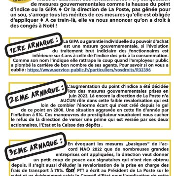 GIPA - Quand la direction nous prend pour des truffes...