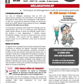 Techniques de Management, outils de domination patronale 