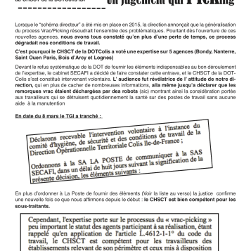 La DOTColis perd au tribunal