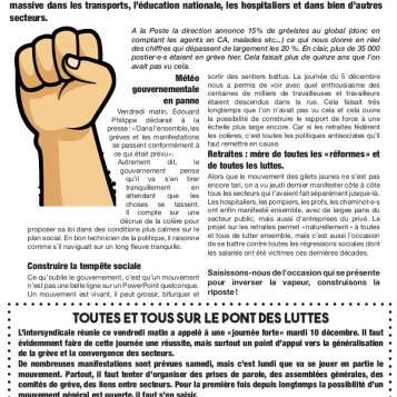 Après le 5 décembre : enfonçons le clou !