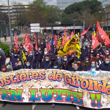  16 mars en gironde, une journée d'action postale réussie !! Vidéos.