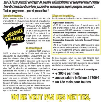 Salaires - On vaut mieux que ça !