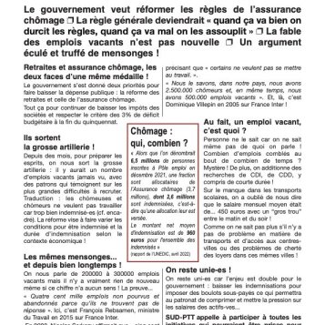  Réforme de l'assurance chômage - Mentir... c'est un vrai métier !