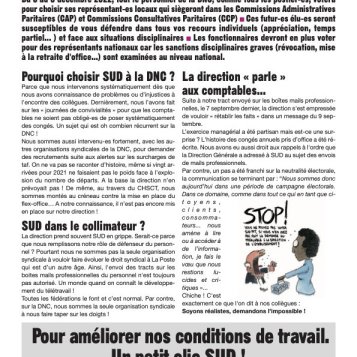 Elections CAP/CCP 2022 Sud, toujours là pour vous défendre !