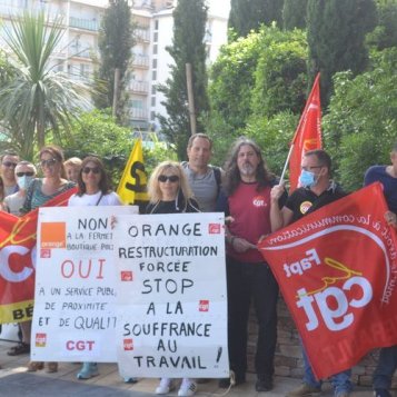 Béziers : sixième journée de mobilisation pour les salariés d'Orange