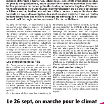 Jusqu'ici tout va bien... sérieux ? Marchons pour le climat le 26 septembre