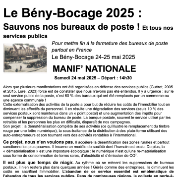 Service PublicIl ne faut pas escamoter le débat postal !