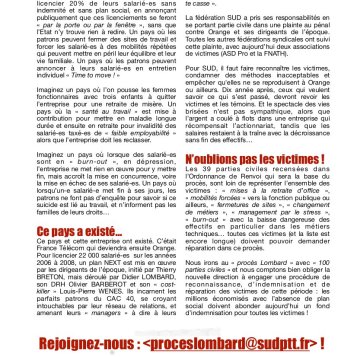 Tract procès Lombard - Imaginez la « Lombardie »… 