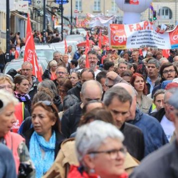 Très forte mobilisation contre la réforme du code du travail