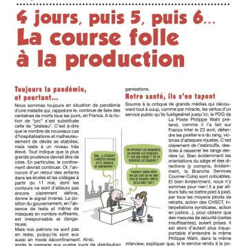4 jours, puis 5, puis 6... La course folle à la production