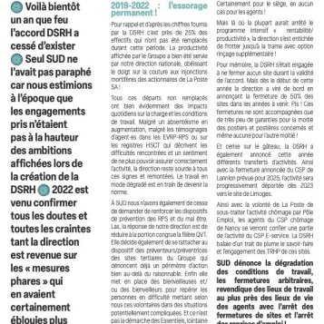 La Poste - DSRH : La grande lessiveuse !