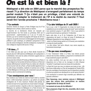 Mediapost : Le “Oui pub” ne nous a pas tués ! La Poste ne nous fera pas disparaître...