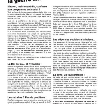 Retraite à 65 ans : Macron prépare la guerre antisociale !