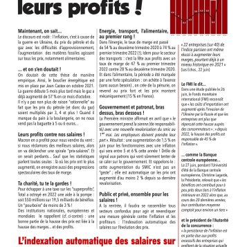 L'inflation, c'est leurs profits !