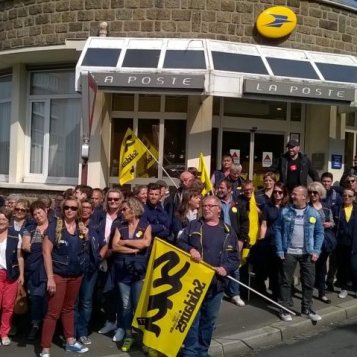 Les facteurs de la Manche en grève aux côtés de ceux de Vire et du Bény-Bocage
