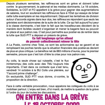 Colis - Salaires de misère et challenge en berne : le ras le bol Total !