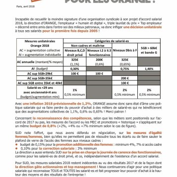 NAO 2018 : une décision unilatérale